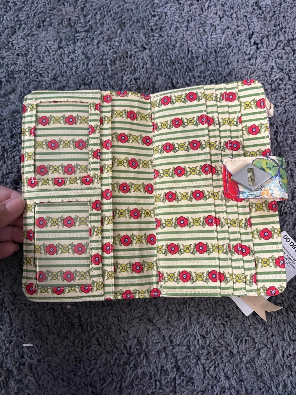 NWT Vera Bradley Turnlock Wallet - All the Pretty Wildflowers